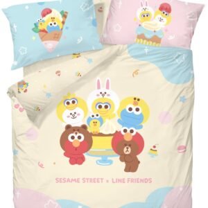pudding dream bd01sl01 sesame street x line friends active fresh bedding collection bd01sl01t 7245252.jpg